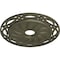 Ekena Millwork Loera Ceiling Medallion (Fits Canopies up to 6 1/4"), 26 5/8"OD x 4 1/2"ID x 1 3/8"P, Witch Hazel CM26LOWHF - alternate 3